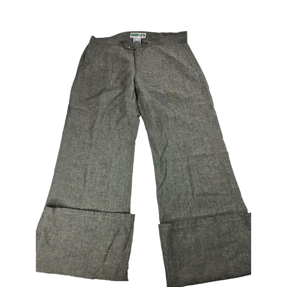 Strawberry A Go Go San Francisco Pants Slacks Womens 6‎ Linen Blend Vintage USA